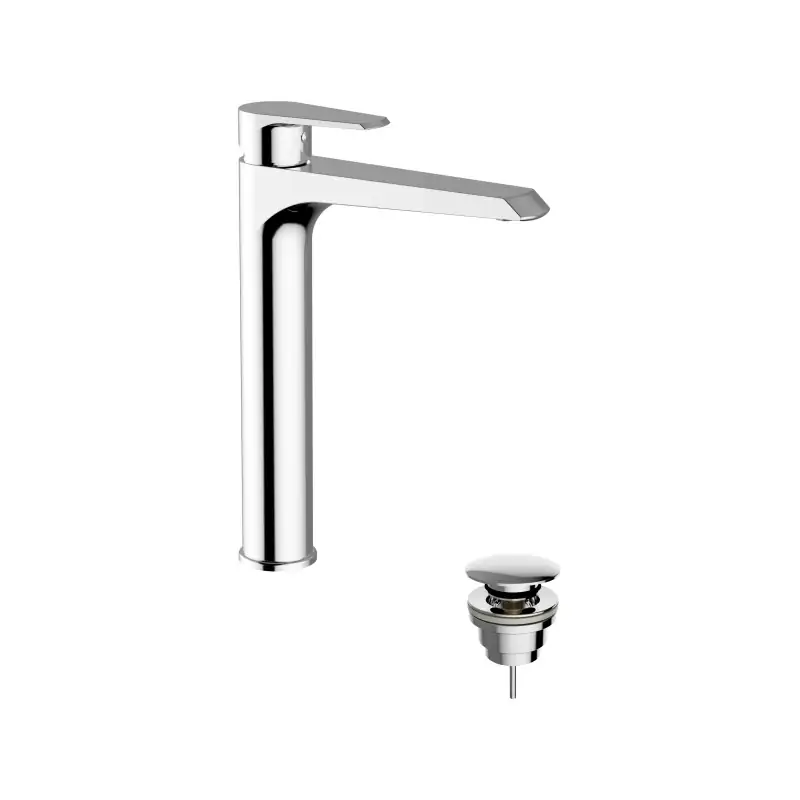 Mezclador de lavabo alto con desagüe clic-clac Teorema Velvet 8V341 Miglior Prezzo