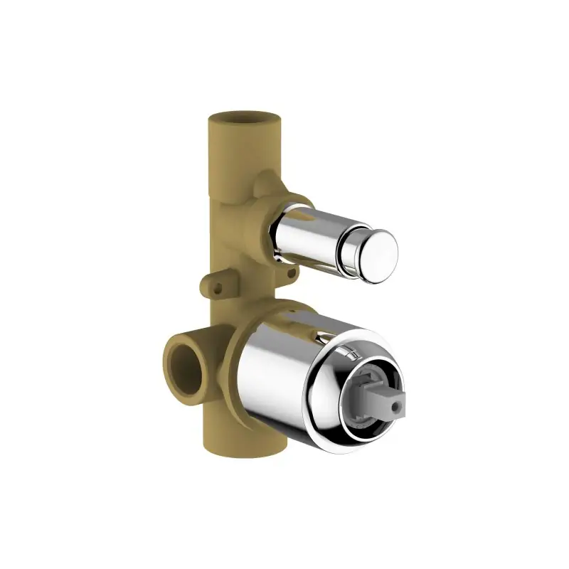 Cuerpo de empotrar para mezcladores de ducha de pared de 2 vías Teorema 03117 Prezzo Di Fabbrica
