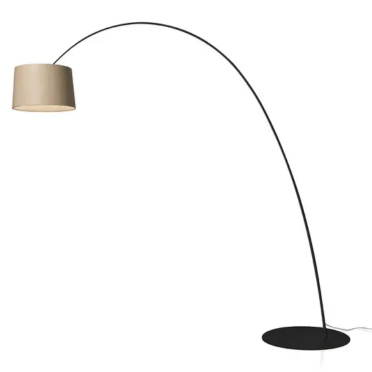 Foscarini TwiggyWood MyLight lampada da terra CCT nero Pagamento Sicuro