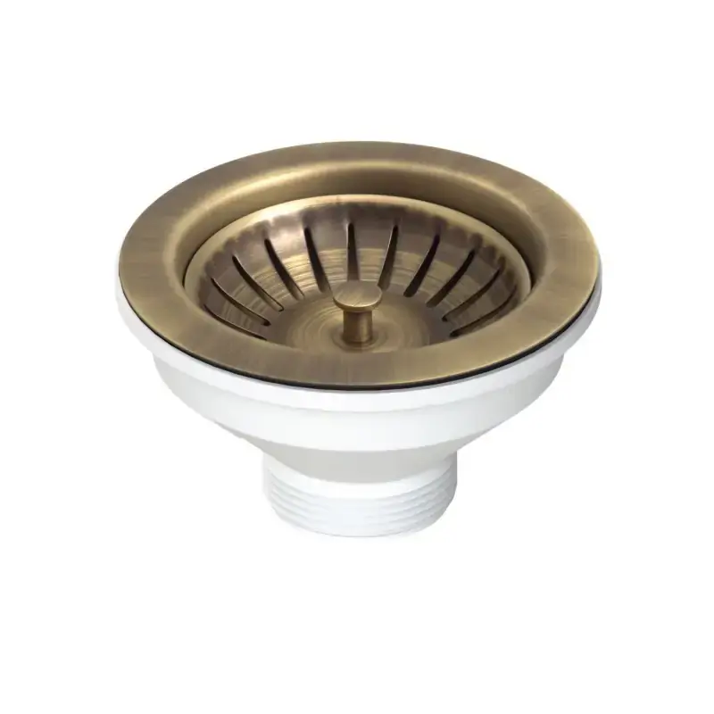 Pileta bronce Ø114 para fregadero agujero Ø90 L.B. PLAST D550-70-PIR Più Venduto