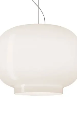 Economico Foscarini Chouchin Bianco 1 lampada a sospensione a LED, dimmerabile