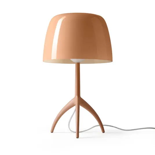 Lampada da tavolo LED Foscarini Lumiere Nuances, 35 cm, rosa, dimmerabile. Promozione