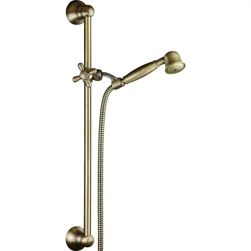 Consegna Rapida Barra de ducha de latón de estilo retro en color bronce antiguo Damast Antico 14727