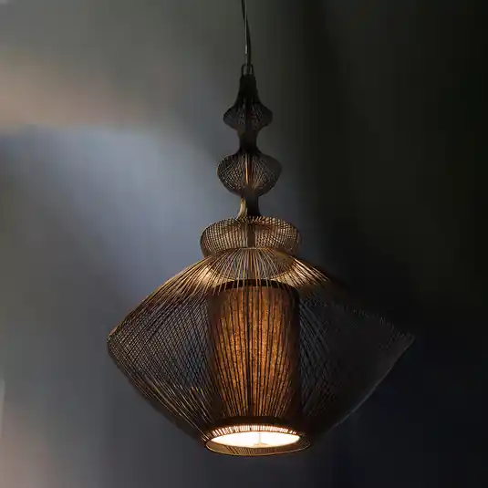 Forestier Opium lampada a sospensione, nero Super Prezzo
