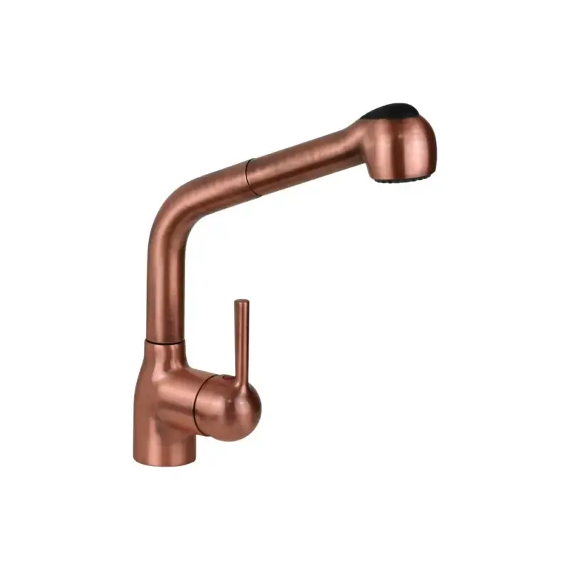 Mezclador de fregadero de cocina de estilo clásico en color cobre I Crolla TECNOMIX 8250VR Super Prezzo