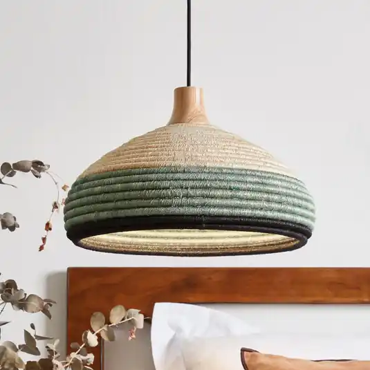 Forestier Grass lampada a sospensione S, blu Spedito Oggi