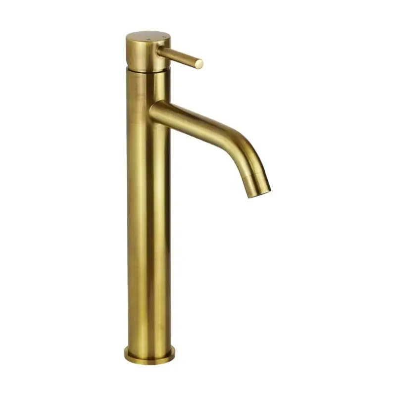 Mezclador de lavabo de caño alto en color bronce Pollini Jessy MXLHMCMMCOA Affare