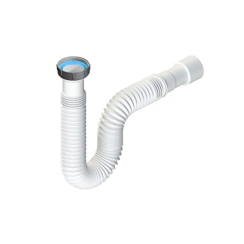 Manguera de desagüe flexible con conexión 1"1/2 y salidas de Ø32 y Ø40 mm L.B. PLAST D226-M Consegna Rapida