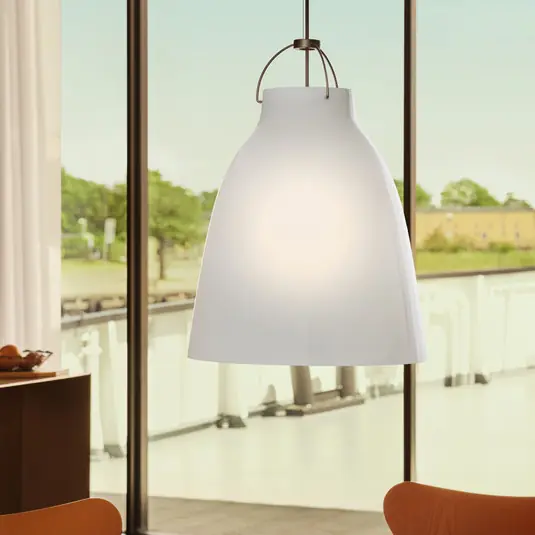 FRITZ HANSEN Caravaggio P3 Vetro opalino Ø 40 cm Prezzo Ridotto