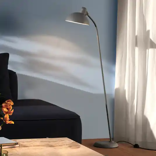 FRITZ HANSEN Kaiser Idell 6556-F grigio satinato Spedito Oggi