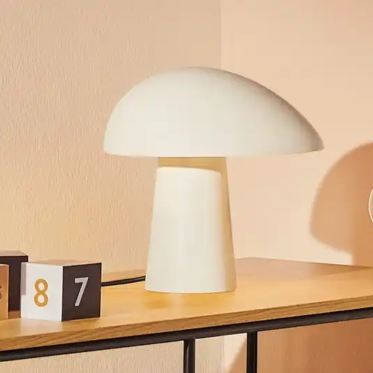Reso Gratuito FRITZ HANSEN Lampada da tavolo Night Owl, bianco fumo