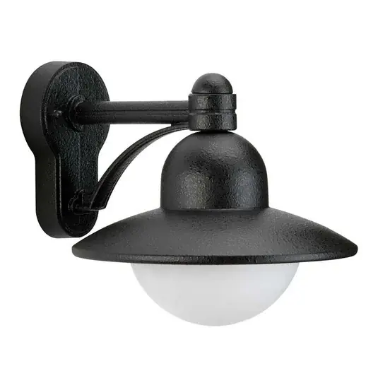 Applique Yarai in stile rustico - nero Prezzo Di Fabbrica