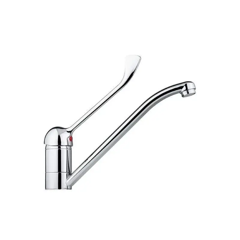 Mezclador de fregadero de cocina con caño giratorio y palanca clínica Idral 02450 Economico