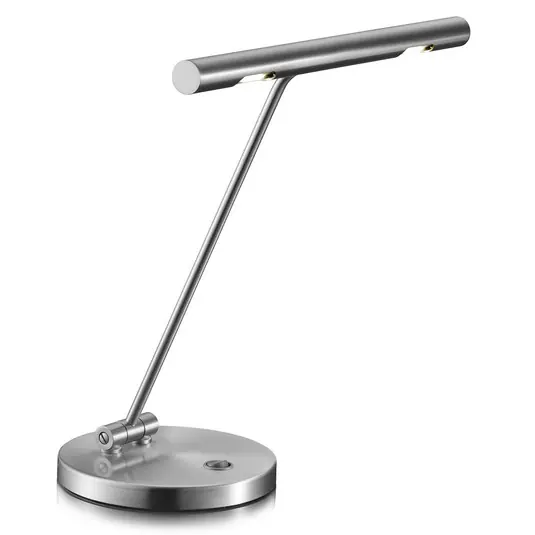 Prezzo Basso Raffinata lampada da tavolo LED Glimmer, nichel