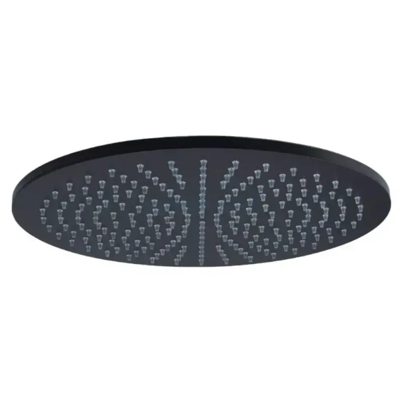 Prezzo Basso Rociador redondo Ø 225 mm inspeccionable de latón en color negro mate Paffoni Light ZSOF074NO