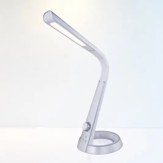 Offerta Del Giorno Lampada LED da tavolo Mitti, USB, argento/bianco