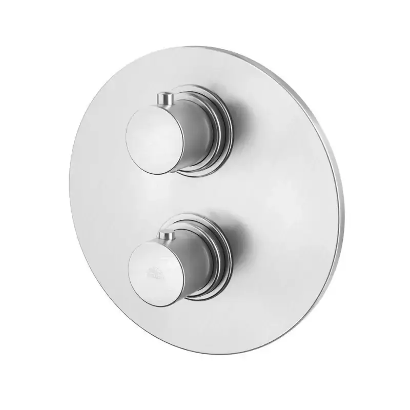 Mezclador termostático ducha empotrado 3 salidas color acero cepillado Paffoni Light LIQ019ST Miglior Prezzo