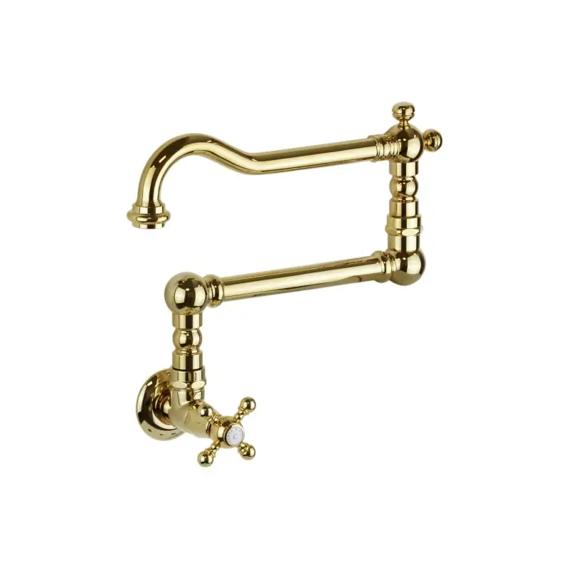 Grifo para llenar ollas articulado en color dorado P&B Classical 62560DO Ultima Occasione