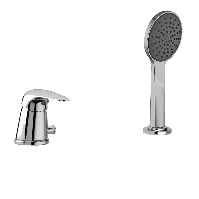 Economico Mezclador de bañera con desviador y set de ducha Paffoni DU041CR