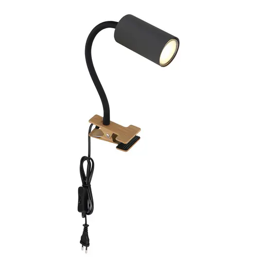 Faretto a pinza Robby con braccio flex Nuova Collezione