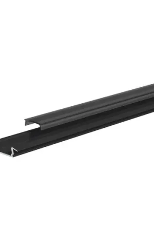 A Buon Prezzo EVN APFLAT3 profilo alluminio a T 200cm, nero