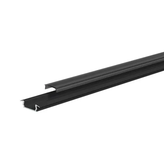 A Buon Prezzo EVN APFLAT3 profilo alluminio a T 200cm, nero