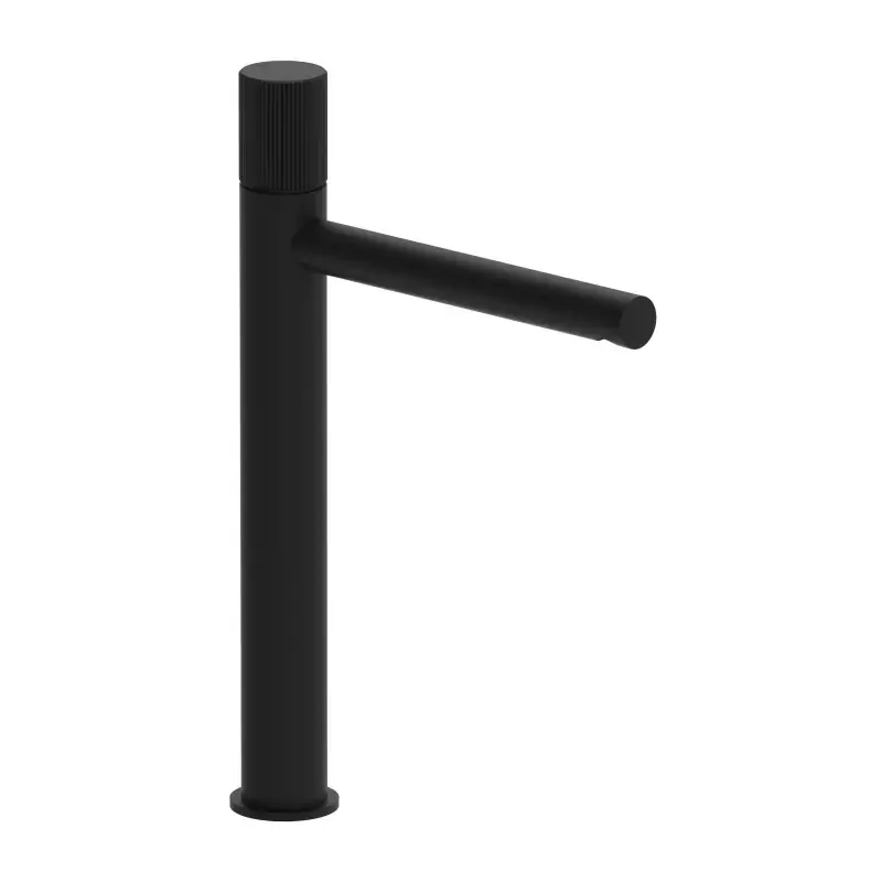 Economico Mezclador negro mate de 347 mm de altura para lavabos de lavabo Paffoni Jo JO081NO