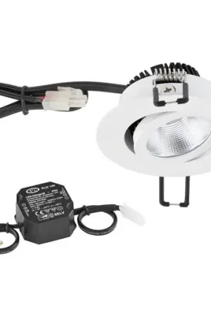 Consegna Rapida EVN PC20 luci incasso rotondo dimmer 3.000K bianco