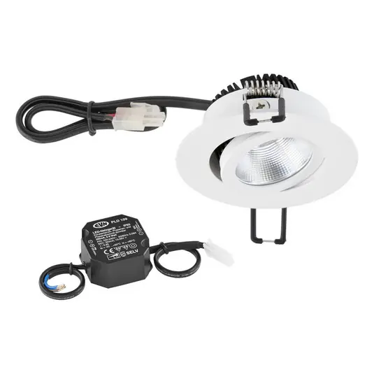 Consegna Rapida EVN PC20 luci incasso rotondo dimmer 3.000K bianco