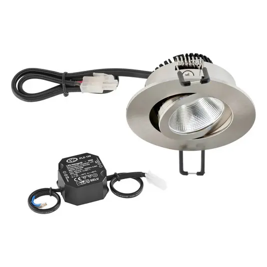 EVN PC20 luci incasso tondo dimmer 3.000K acciaio Affare