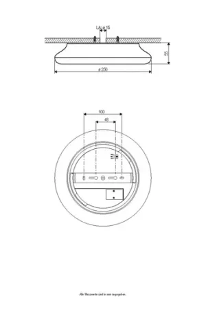 EVN Catino Plafoniera LED, CCT, 25 cm Prezzo Conveniente