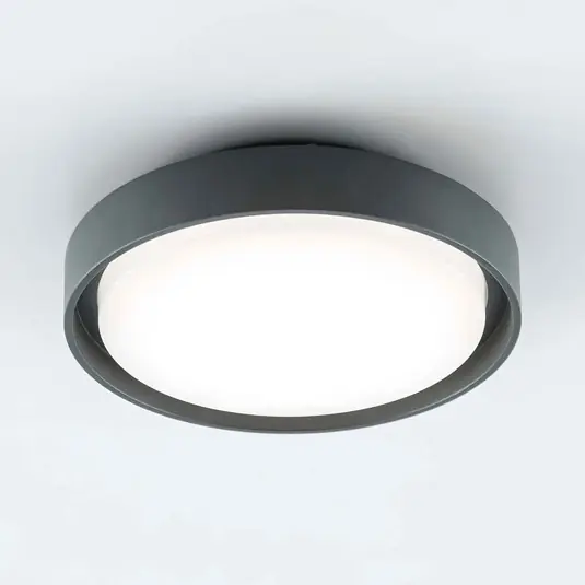 Occasione EVN Plafoniera LED da esterni Tectum, antracite, Ø 25 cm