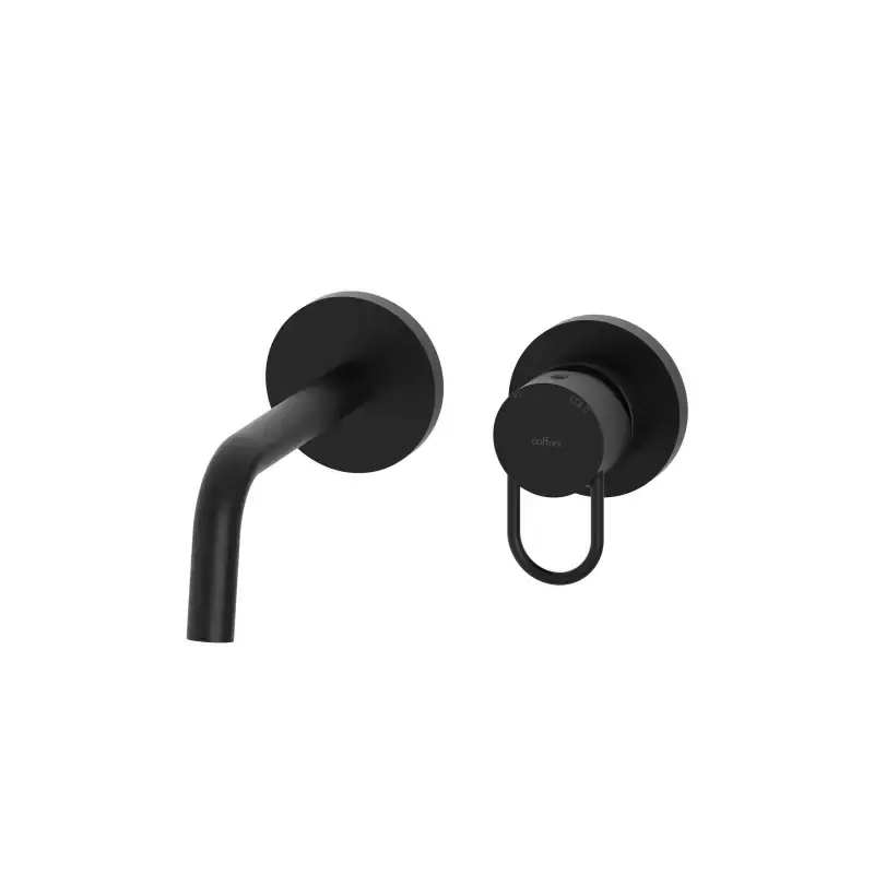 Mezclador de lavabo de pared con caño de 178 mm en negro mate Paffoni Joker JK006NO70 Compra Online