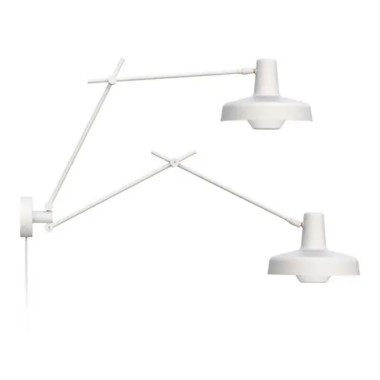 GRUPA Arigato applique a 2 luci 70 cm bianca Non Perdere