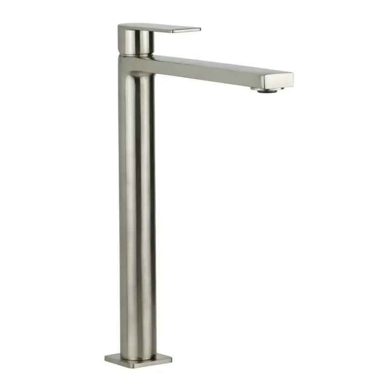 Mezclador de lavabo de caño alto en color acero cepillado Paffoni Tango TA081ST Prezzo Di Fabbrica