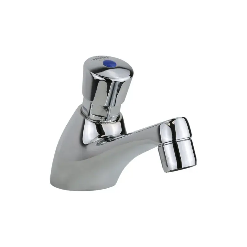 Grifo monomando temporizado de 8/12 segundos en latón cromado MCM 900104 Sconto