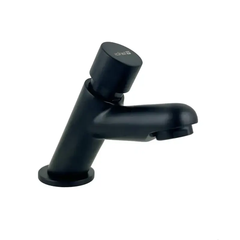 Grifo monomando con temporizador de 15 segundos en color negro mate IDRAL 08210-VAR Economico