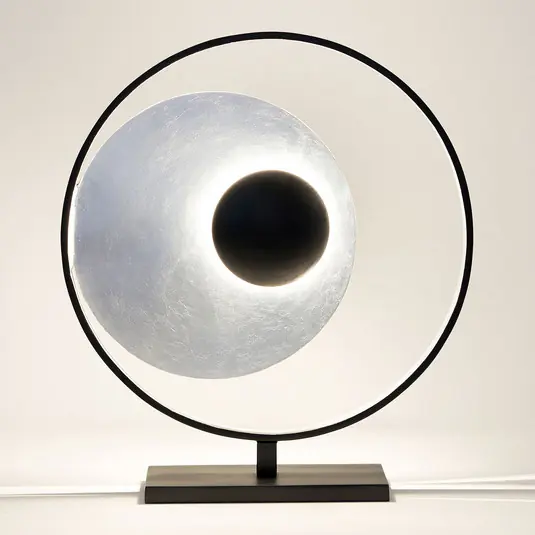 Offerta Del Giorno Lampada da tavolo Satellite, nero-argento H 58 cm