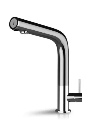 Mezclador electrónico de fregadero de cocina con tecnología de doble sensor en color antracita DMP Hello 200 86823 Offerta Lampo