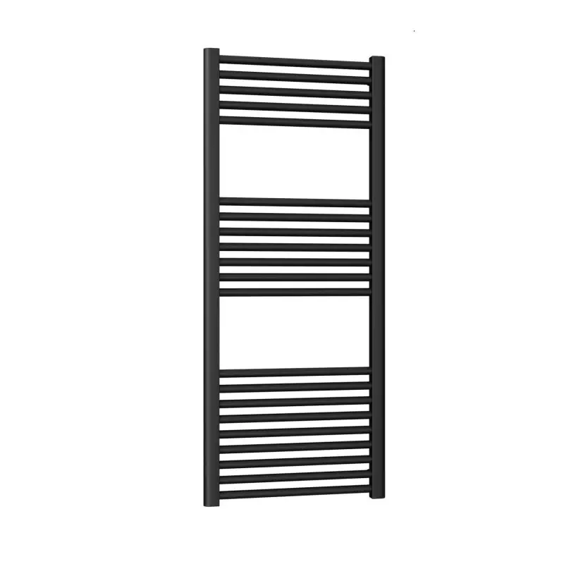 Economico Radiador toallero hidráulico negro mate 120 x 50 cm Ercos Ópera ASOPEM490005001200