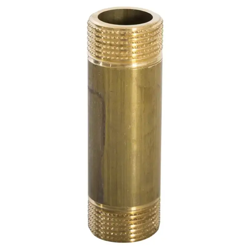 Bestseller Niple doble de tubo latón amarillo1"1/4 MM FP Pattaroni F195