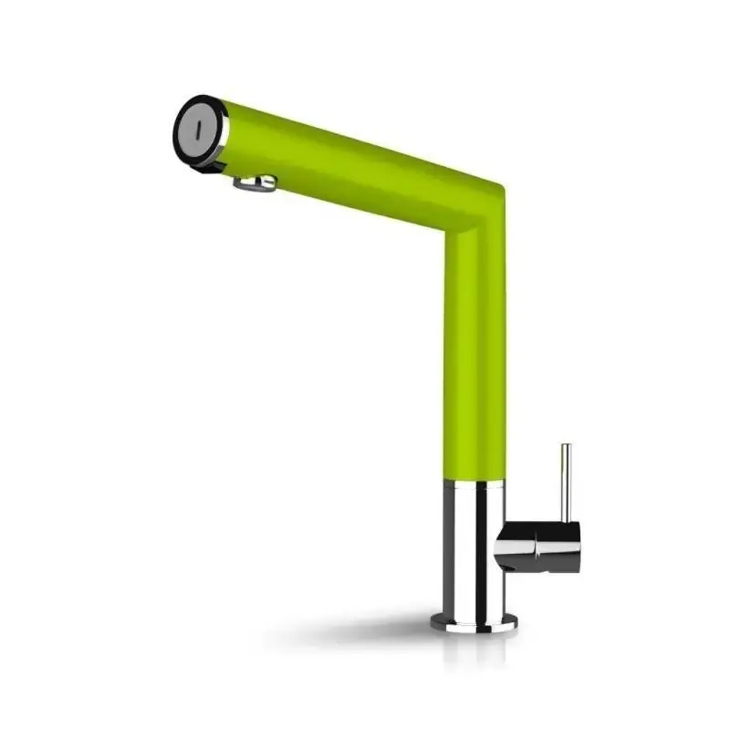 Mezclador electrónico de fregadero de cocina con tecnología de doble sensor en color verde DMP Hello 100 86705 Ordina Subito