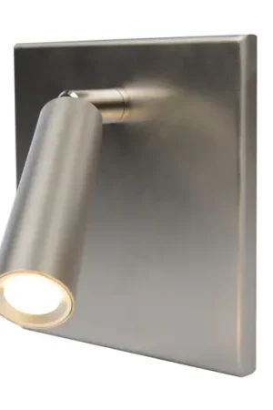 Lampada da lettura BL1-LED, da incasso/a filo, acciaio inox Must-Have
