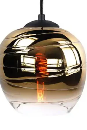 Pagamento Sicuro Paralume Fantasy Apple, oro, Ø 22 cm, vetro