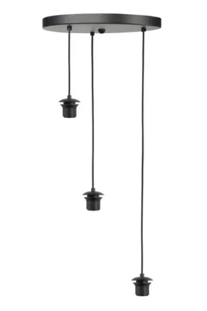 Quantità Limitata Lampada a sospensione Fantasy, 3 luci, nero