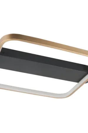 Consegna Rapida Plafoniera LED Ascona, nero/oro, 28 W