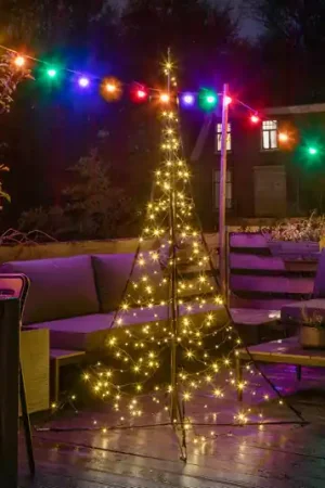 Promozione Esclusiva Fairybell albero Natale a palo, 240 LED, 200cm