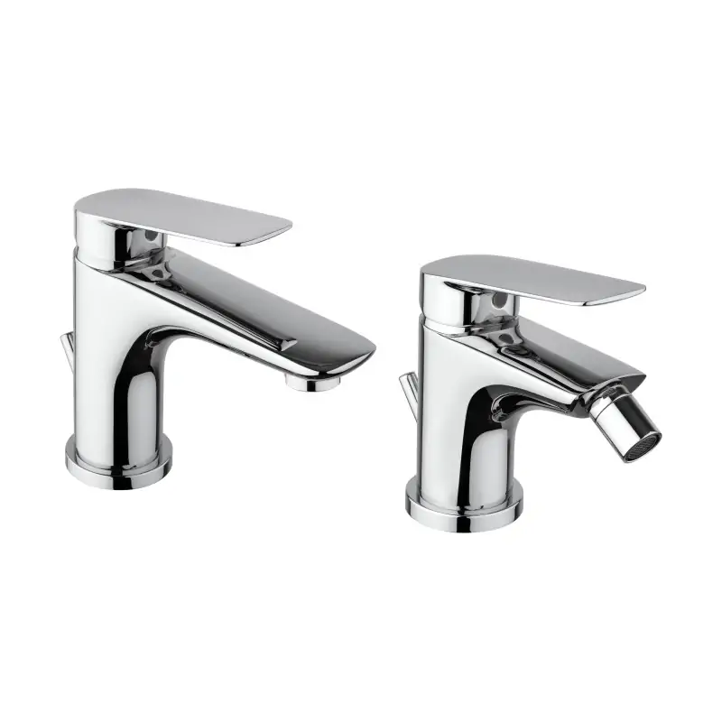 Di Tendenza Kit mezclador para lavabo y bidé cromado Piralla Lago KITLAGO2CR