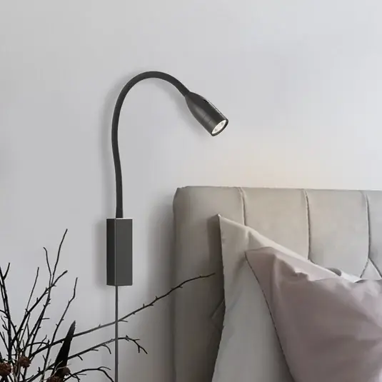 Compra Online Applique a LED Mite con controllo gestuale, nero