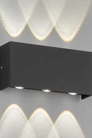 Applique LED da esterni Nairobi, nero Affare